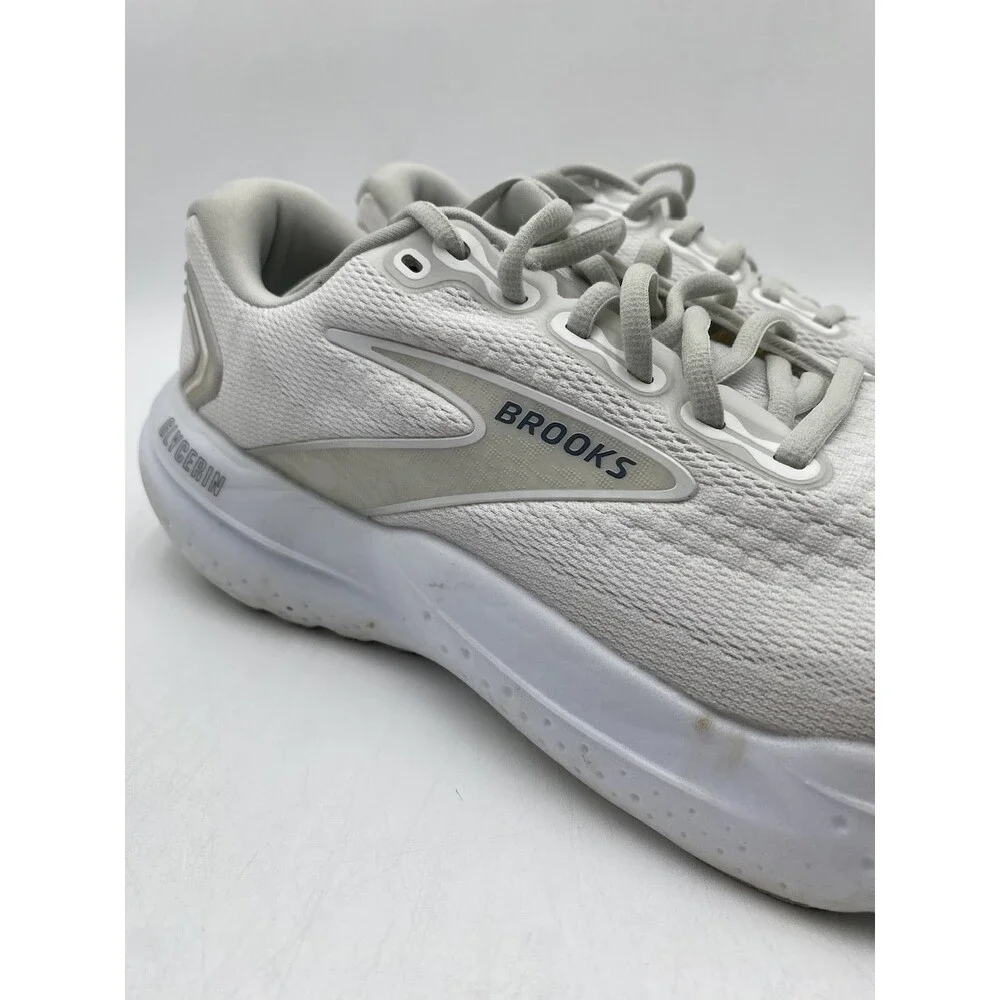 Brooks GLYCERIN 21 Men's USED Running Shoes White/Grey US Size 11 D